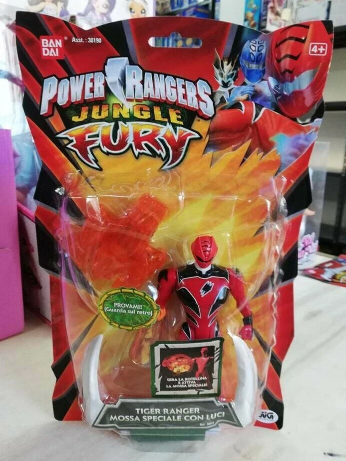 POWER RANGERS Jungle Fury TIGER Ranger Speciale con Luci BANDAI GIG MISB