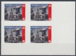NEW ZEALAND PALMPEX 2011 60c CAL AUCKLAND CITY EXPO 2040 BLOCK 4 (ID:71/828/232) - Picture 1 of 1