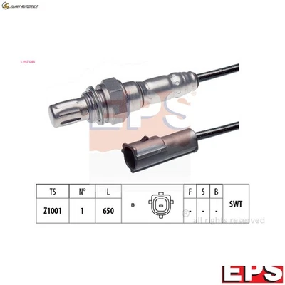 SONDA LAMBDA 1.997.046 PER FIAT 170 A.046 0.7L 2cyl CINQUECENTO - Immagine 1 di 4