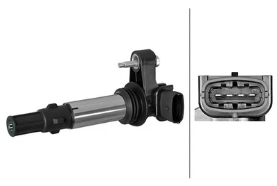 5DA 358 102-731 HELLA Ignition Coil for ALFA ROMEO,CADILLAC,OPEL,SAAB,VAUXHALL - Image 1 of 2