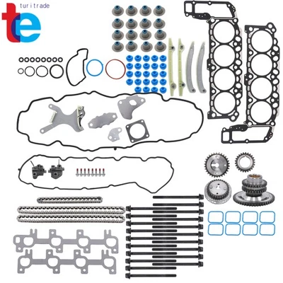 For Chrysler Dodge Ram 1500 04-07 4.7L Timing Chain Kit Head Gasket Bolts Set - Image 1 of 4