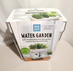 Back to the Roots Water Garden Mini Ecosystem Aquaponics Self-cleaning Fish Tank - Picture 1 of 6