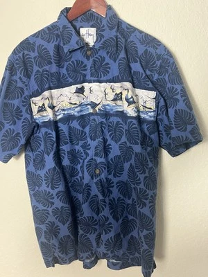 МУЖСКАЯ РУБАШКА BOY HARVEY НА ПУГОВИЦАХ СИНЯЯ С ПАРУСНИКОМ РАЗМЕР БОЛЬШОЙ БЫВШАЯ В УПОТРЕБЛЕНИИ - Изображение 1 из 4