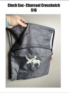 THIRTY ONE Cinch Sac CHARCOAL CROSSHATCH - Bild 1 von 3