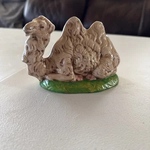Statuina cammello ceramica presepe natale stampo atlantico vintage - Foto 1 di 6