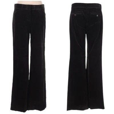 Vintage Theory Velvet Bootcut Pants Womens Sz 8 Brown Y2K Grunge Quiet Luxury - Image 1 of 4