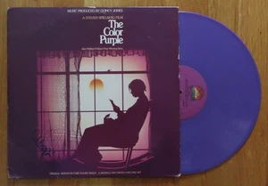 WHOOPI GOLDBERG signed THE COLOR PURPLE 1985 Record / Album COA - Picture 1 of 3