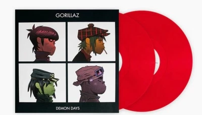 Demon Days by Gorillaz VMP Essentials Limited Edition Red Translucent 2021 E052 - Image 1 of 4