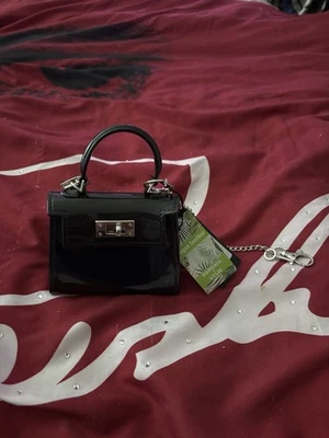 Micro mini Kendall and Kylie Silicon Purse tote bag Crossbody Strap NWT Msrp - Image 1 of 4