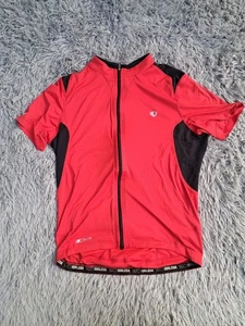 Jersey Pearl Izumi Elite para mujer grande manga corta cremallera completa rojo ciclismo elástico - Imagen 1 de 12