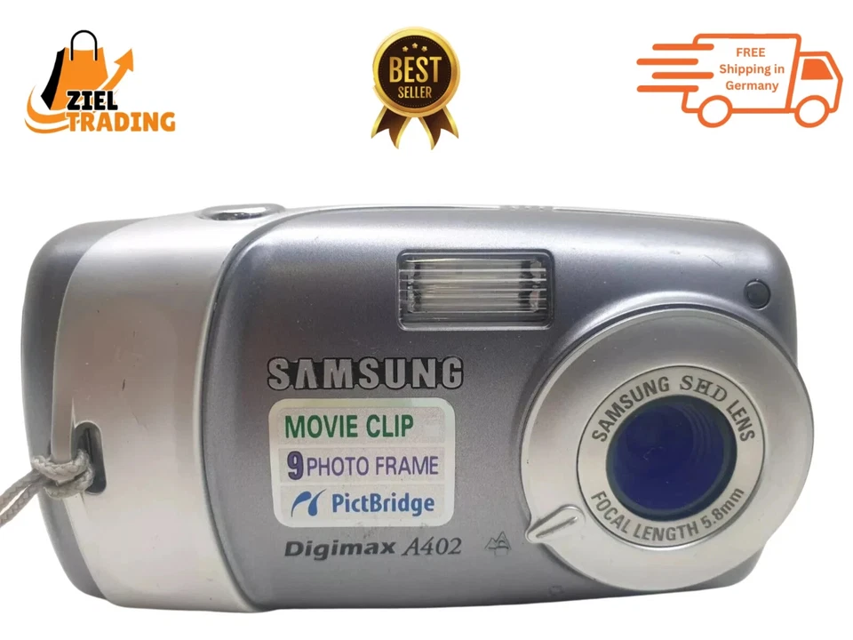 Samsung Digimax A402 4.0MegaPixels Digitalkamera - Nicht Getestet! - Bild 1 von 4