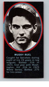 1971 Dell Today's Team Baseball Stamps Muddy Ruel GREATS Washington Senators - Picture 1 of 2