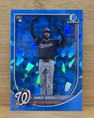 JAMES WOOD 2025 BOWMAN CROMO ZAFIRO NOVATOS VARIACIÓN DE IMAGEN RC Foto 1 de 2