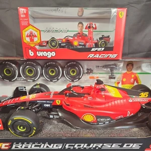 Maisto 1:10 Formula 1 RC Car Ferrari #16  & Burago 1/24 BUNDLE - Picture 1 of 9