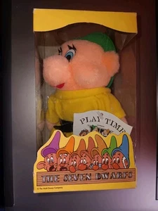 Vintage Plüsch Disney Zwerg Bashful mit Rechnungsdatum 1996 - Bild 1 von 7
