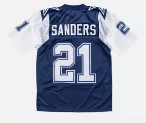 Deion Sanders Dallas Cowboys Jersey 1995 Throwback Men's XL Mitchell & Ness - Picture 1 of 6