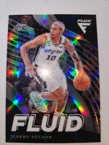 2022-23 Flux JEREMY SOCHAN Silver FLUID RC #12 Spurs🔥
