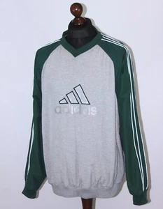 Chaqueta Suéter Vintage Adidas Entrenamiento Deportivo Pista Parabrisas Talla XL AÑOS 90 - Imagen 1 de 7