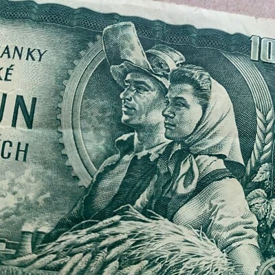 BILLETE DE 100 coronas coronas 1961 Puente de Carlos Praga de Checoslovaquia Socialista Foto 1 de 4