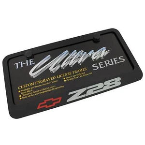 Chevy Z28 License Plate Frame (Black) - Picture 1 of 3