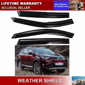 OEM Genuine Toyota RAV4 2013-2018 Weathershields Weather Shields Window Visors - Picture 1 of 16