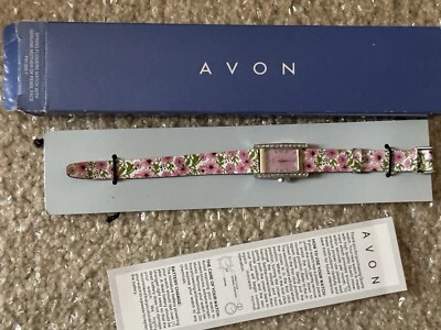 Reloj para mujer vintage Avon 2000 Y2K Spring FlowerMother of Pearl Face nuevo en caja como está” Foto 1 de 4