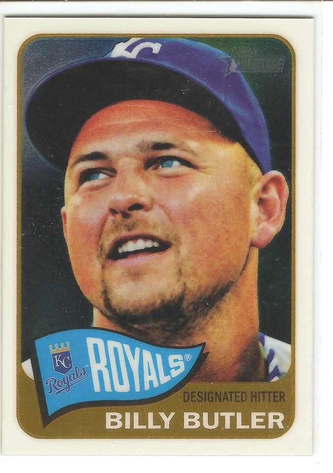 2014 TOPPS HERITAGE BILLY BUTLER CHROME BASEBALL CARD /999   THC-474 - Image 1 of 1