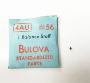 Bulova Original Genuine Balance Staff 4AU #56 Movement 89 1 Balance - Picture 1 of 2
