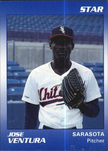 1990 Sarasota White Sox Star #25 Jose Ventura