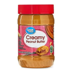 Great Value Creamy Peanut Butter, 16 oz - Picture 1 of 4