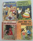 Lot 4 vintage Rand McNally childrens books 1930s 1940s Hansel Grethel Red Riding