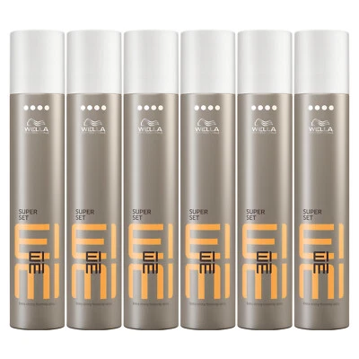WELLA EIMI SUPER SET Extra Strong Finishing Spray Haarlack Haarspray 6x 300 ml
