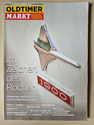 Oldtimer Markt 06 2020 Sammler-Edition Manta A - Im Zeichen des Rochen - Bild 1 von 4