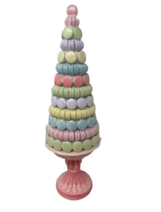 Pastel Multicolored Macaron Candyland Tree, Macaron Tree, Pink - Picture 1 of 4