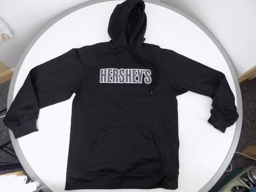 VETEMENTS Felpa pullover con cappuccio logo nero Hershey’s taglia S Badger Sport