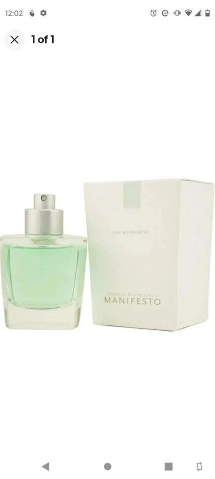 Manifesto de Isabella Rossellini para mujer EDT spray 2,5 oz vintage Foto 1 de 1
