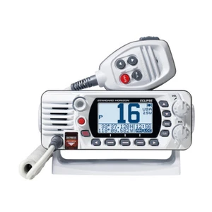 Standardowe radio łodzi morskiej Horizon Eclipse GX1410G VHF GPS klasa D DSC/NOAA Wht - Zdjęcie 1 z 1