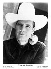 Charles Starrett 30 x 40 cm Foto Photo Attore Actor