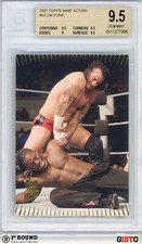 POP 1: CM Punk BGS 9.5: 2007 Topps WWE Action 1st WWE Card Gisto