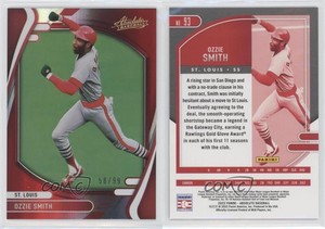 2022 Panini Absolute Spectrum Red /99 Ozzie Smith #93 HOF