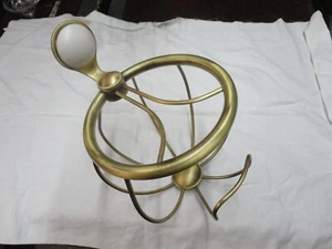 Handtuchkorb Korb Handtuchhalter Handtuch Messing Bronziert, gebraucht - Bild 1 von 16