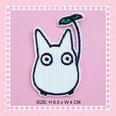 🌸TOTORO CHIBI STUDIO GHIBL Full Embroidered Applique Iron Sew On Patch Badge 🌸 - Image 1 of 2