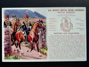 History & Tradition 8th KING'S ROYAL IRISH HUSSARS Postcard Gale & Polden No.18 - Picture 1 of 2