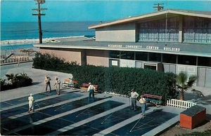 Postal del edificio del centro comunitario Oceanside California de la década de 1950 Columbia 24-10629 - Imagen 1 de 2