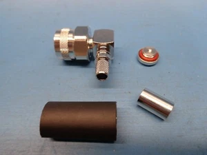 1) CONECTOR COAXIAL TC-240-TM-RA-D TIMES TNC PIN MACHO R/A ENGARCE 50ohm LMR-240 - Imagen 1 de 4