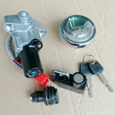 Ignition Switch Fuel Gas Cap Helmet Lock for Yamaha Vstar DragStar XVS650 97-17 - Imagem 1 de 4