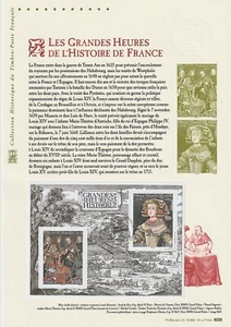 Philatelistisches Dokument 1. Tag: 94 2018 Große Stunden der Geschichte Frankreichs - Bild 1 von 1