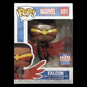 Funko Pop! Marvel #881 Falcon (2021 SDCC SS) + Protector VV de 0,50 mm *Como nuevo* - Imagen 1 de 12