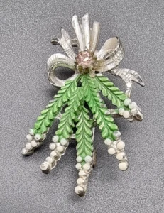 EXQUISITO BROCHE DE BREZO ESCOCÉS ESMALTADO A MANO DE COLECCIÓN/INGLATERRA/AÑOS 50 - Imagen 1 de 11