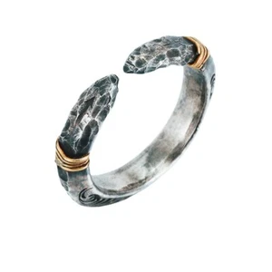 Ring Wikinger Herrenring Männerring versilbert Viking Modeschmuck Geschenk - Bild 1 von 6